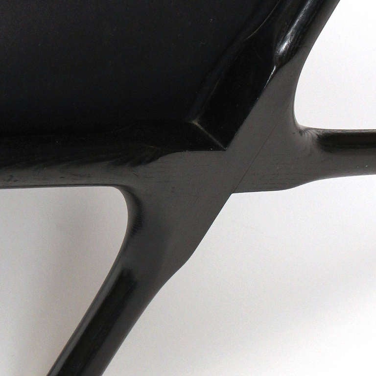 Ash Scissor Chair By Ward Bennett