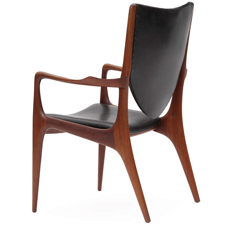 Dining Chairs by Vladimir Kagan In Good Condition In Sagaponack, NY