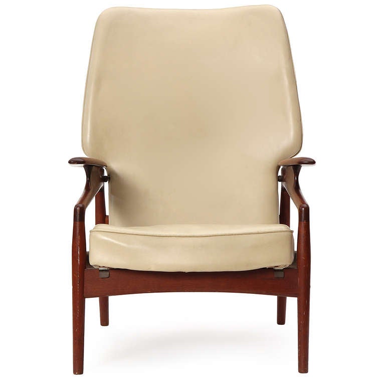 Danish Lounge Chair and Ottoman