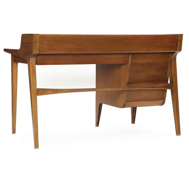 Mid-20th Century Modernist Desk by John Van Koert for Drexel For Sale