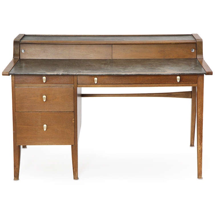 Mid-Century Modern Modernist Desk by John Van Koert for Drexel For Sale