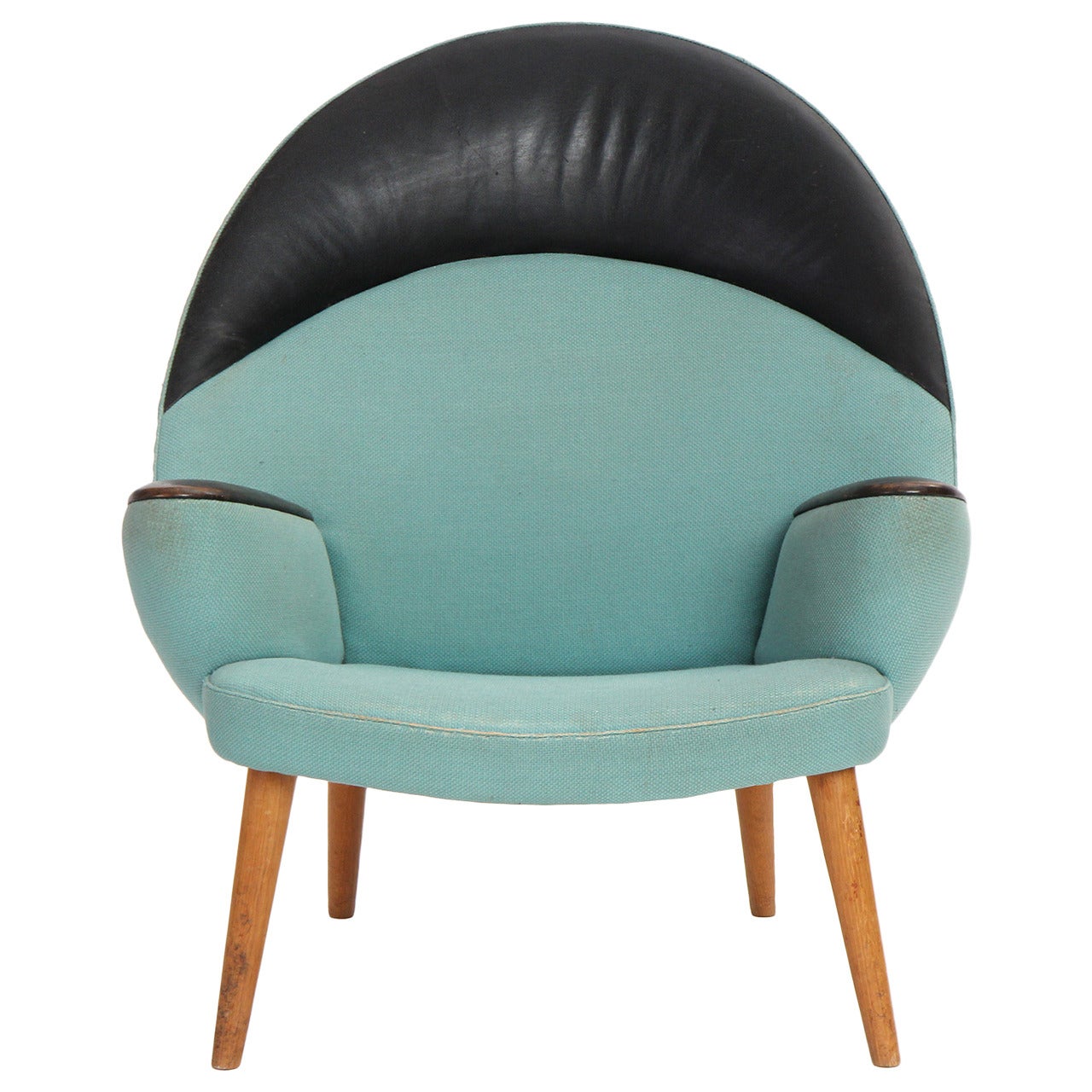 Upholstered Peacock Chair by Hans J. Wegner
