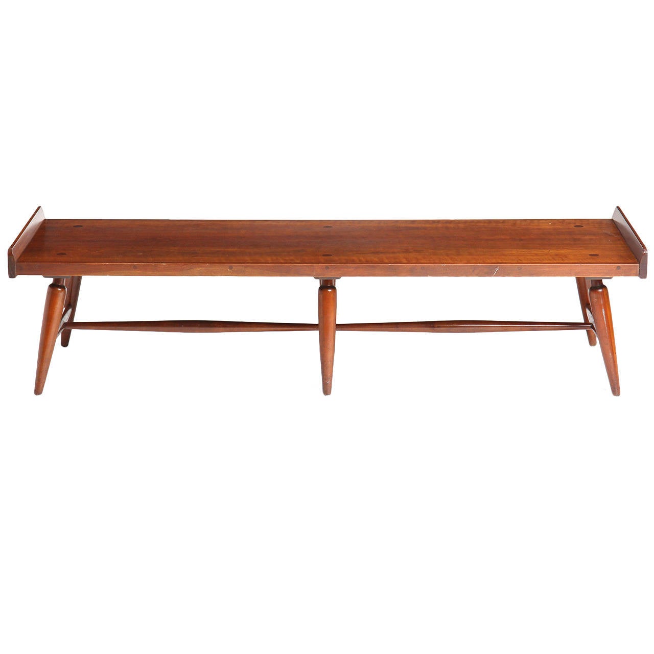 Walnut Low Table For Sale at 1stdibs