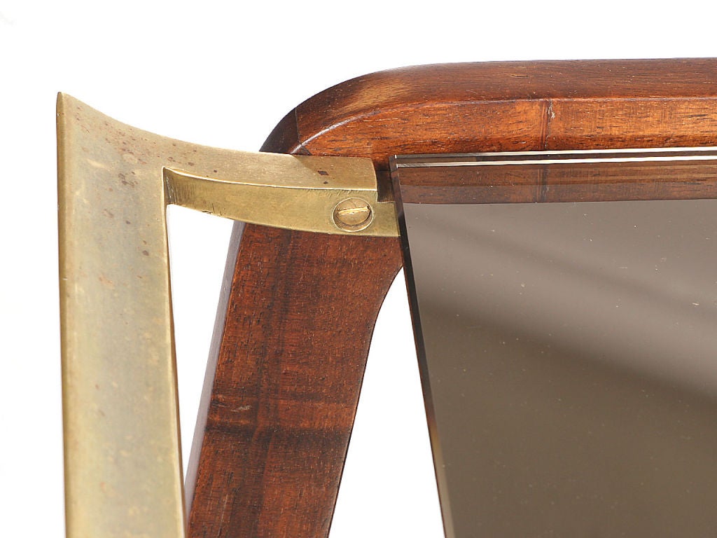 Mid-20th Century Cantilever Serving Cart by Carl Aubock