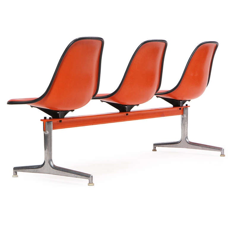 Mid-Century Modern Bench by Charles and Ray Eames