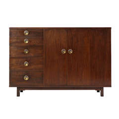 Wardrobe with Natzler Tiles by Edward Wormley 10