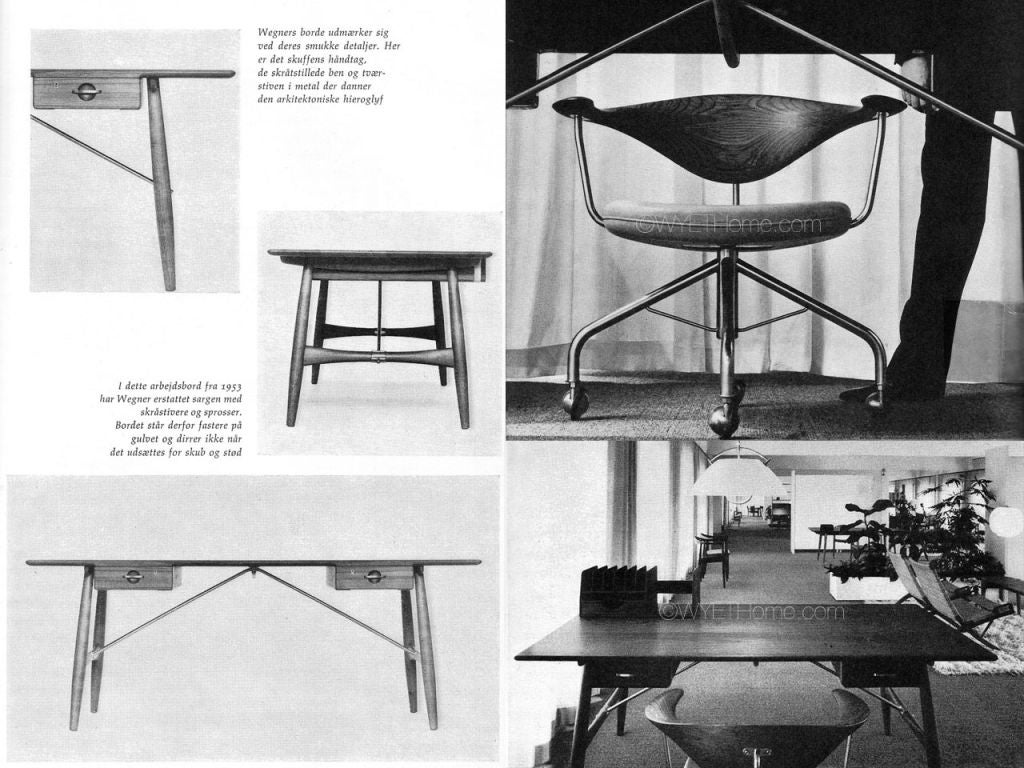 the Architect's Desk by Hans Wegner 1