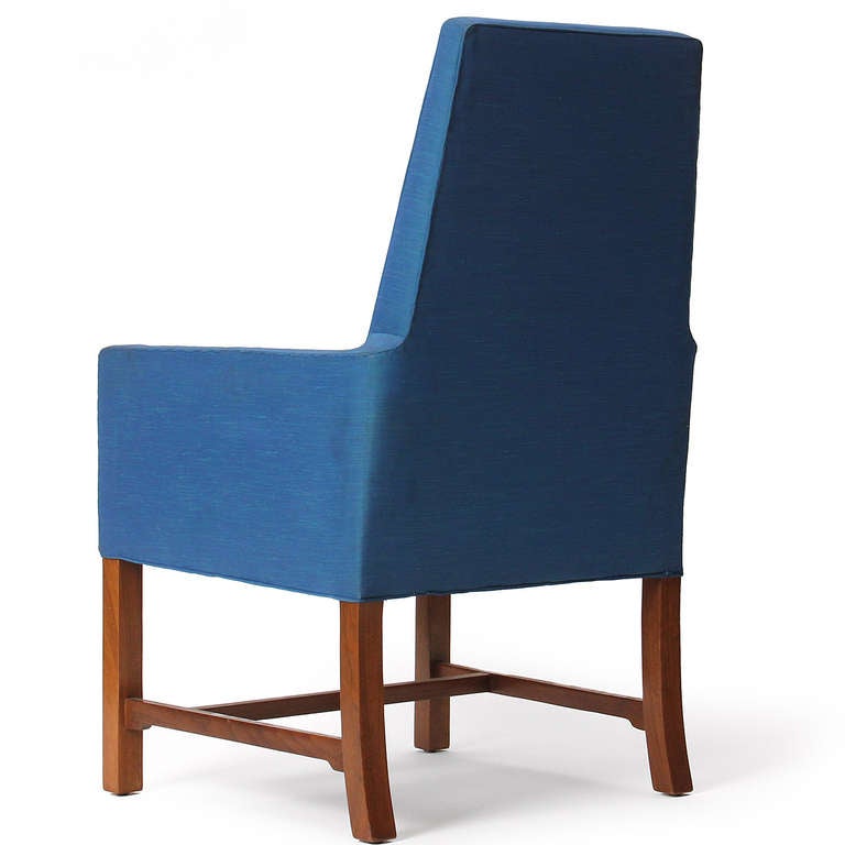 Ein Paar Janus-Stühle mit hoher Rückenlehne von Edward Wormley im Zustand „Gut“ im Angebot in Sagaponack, NY