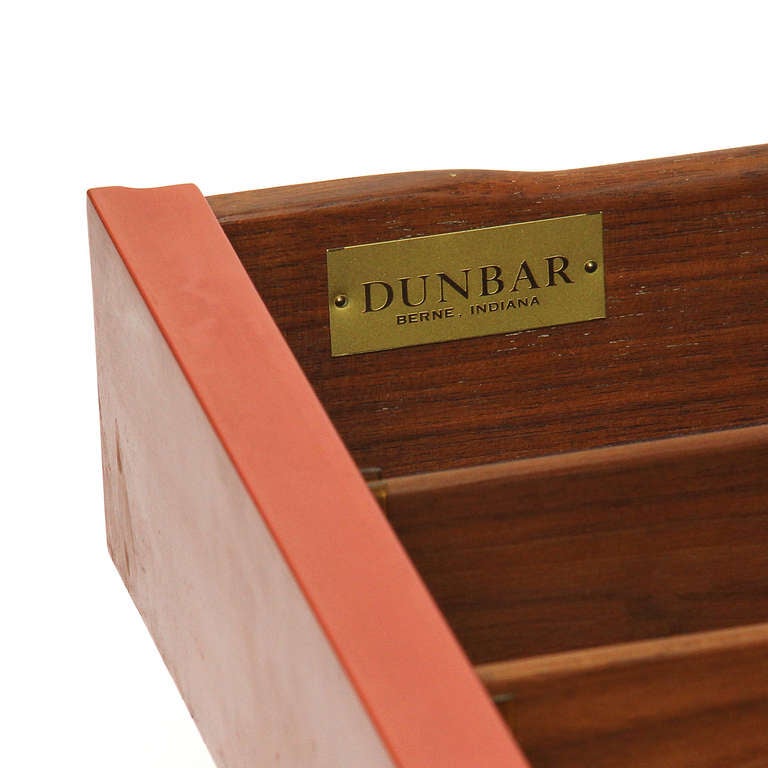 American Cinnabar Cabinet By Edward Wormley for Dunbar