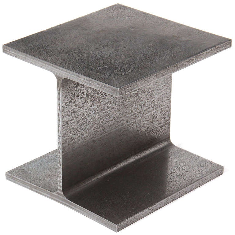 Minimalist Raw Steel Table