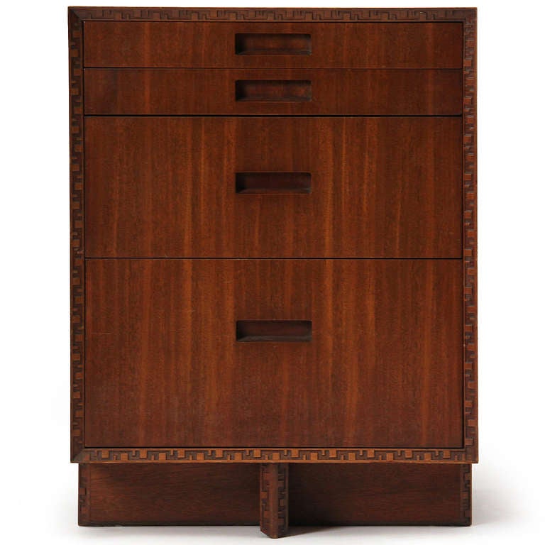 Mid-Century Modern Night Stands By Frank Lloyd Wright