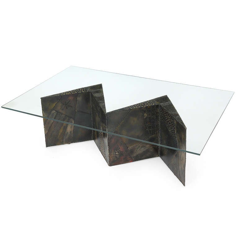 Steel Low Table by Paul Evans