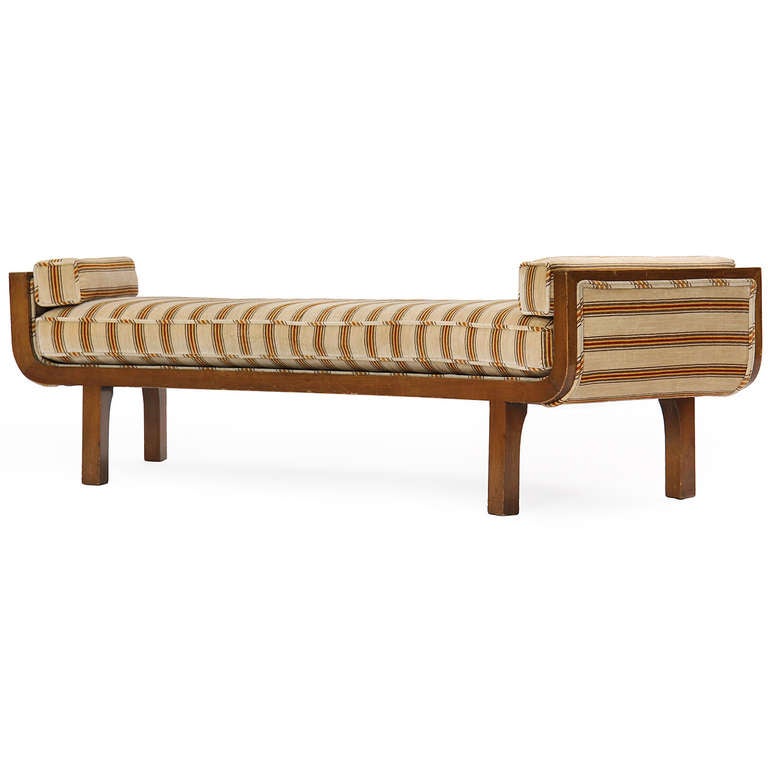 American Sculptural Curved Bench