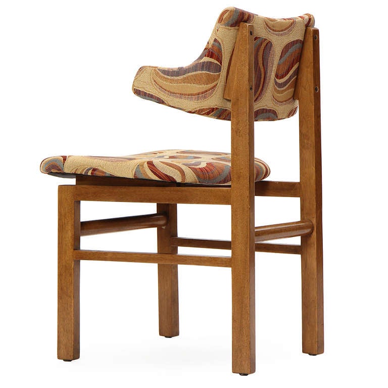 1950s Set of Six Dining Chairs by Edward Wormley for Dunbar In Good Condition For Sale In Sagaponack, NY