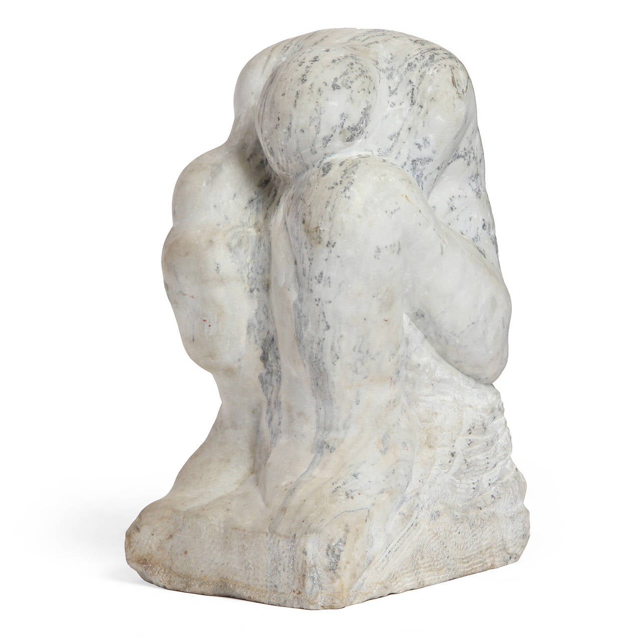 Carved Marble Sculpture In Good Condition In Sagaponack, NY