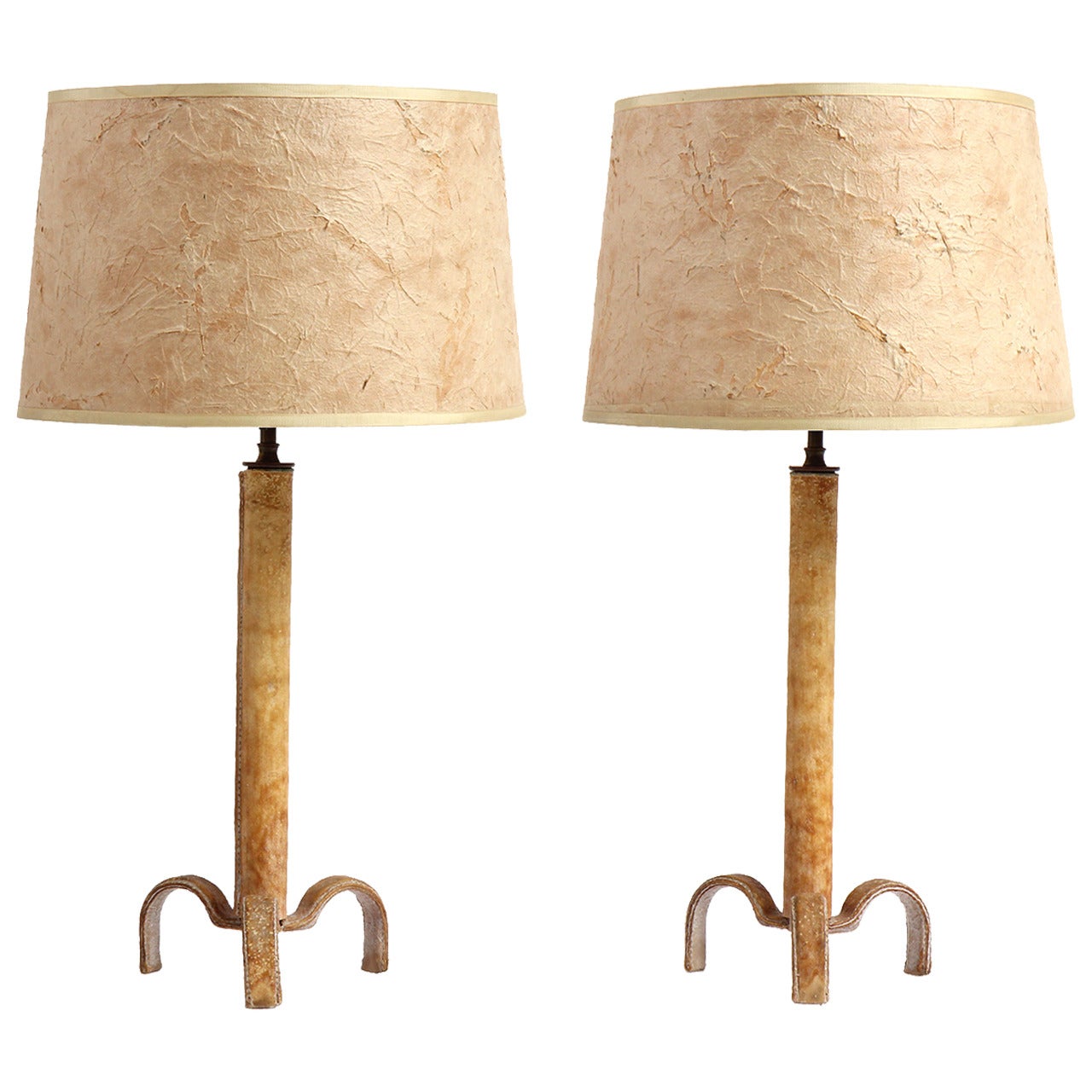 Table Lamps by Jacques Adnet