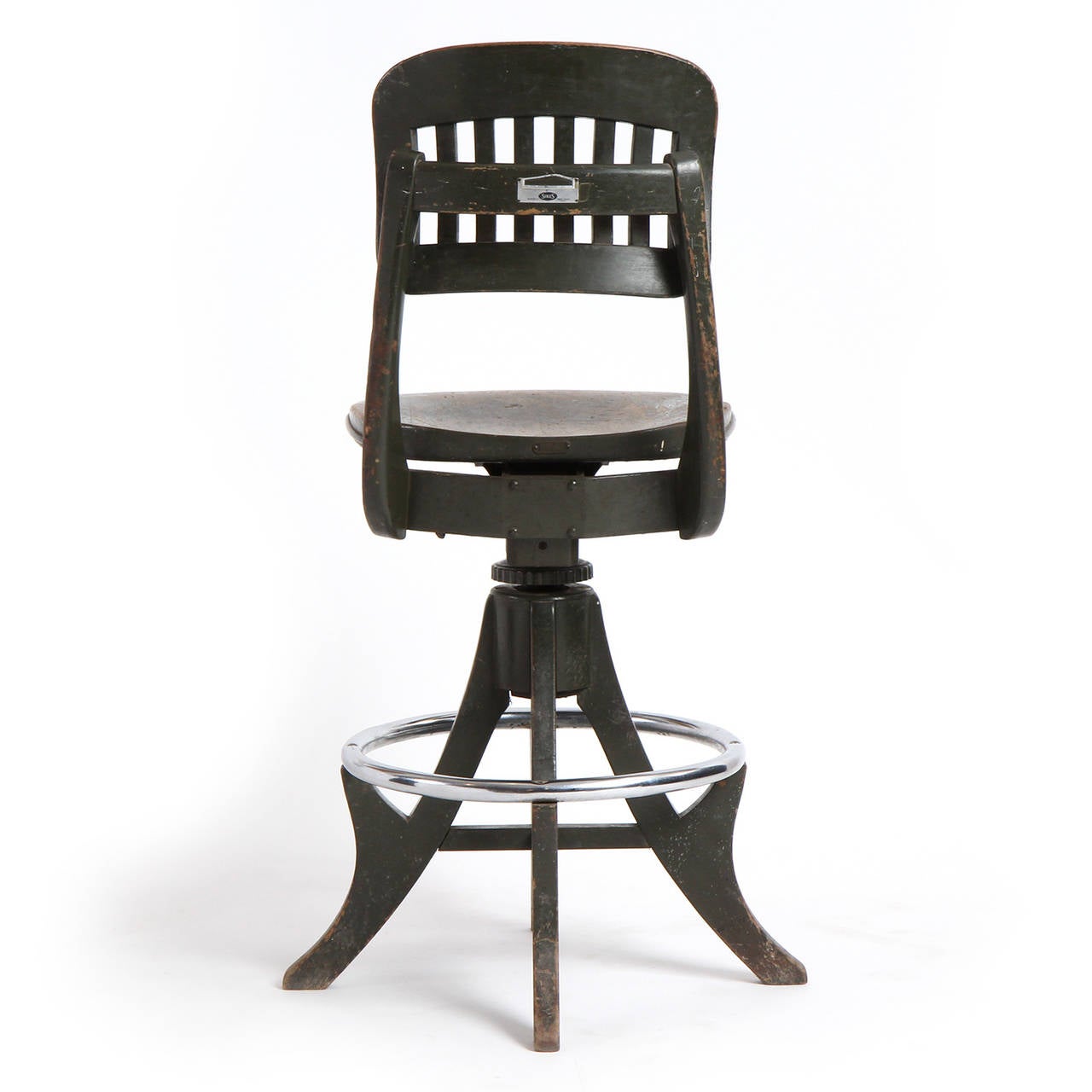 American Adjustable Swivelling Stool by Sikes