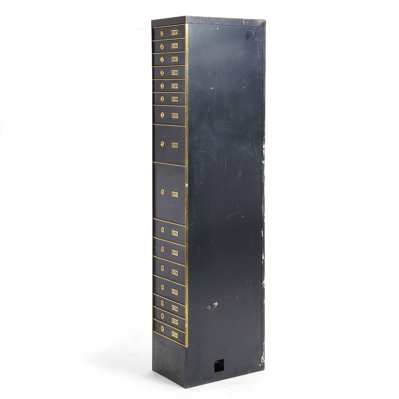 American Enumerated Stacked Safety Deposit Boxes For Sale