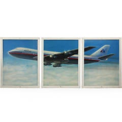 Three-Part Aircraft Painting 1