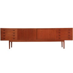 Long Teak Credenza
