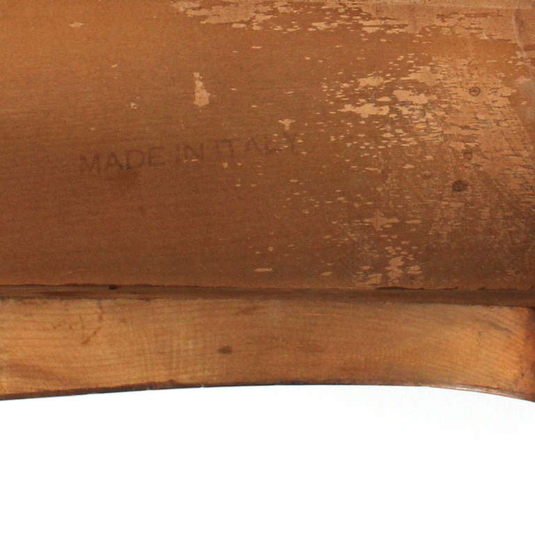 italien Burled End Table With Drawer from Italy en vente