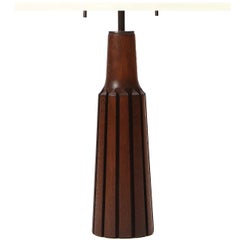 Teak Table Lamp