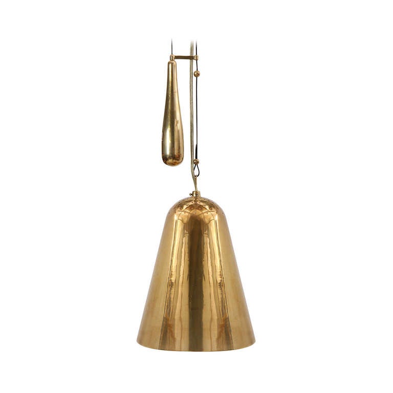Counter-Weighted Pendant by Paavo Tynell For Sale at 1stdibs