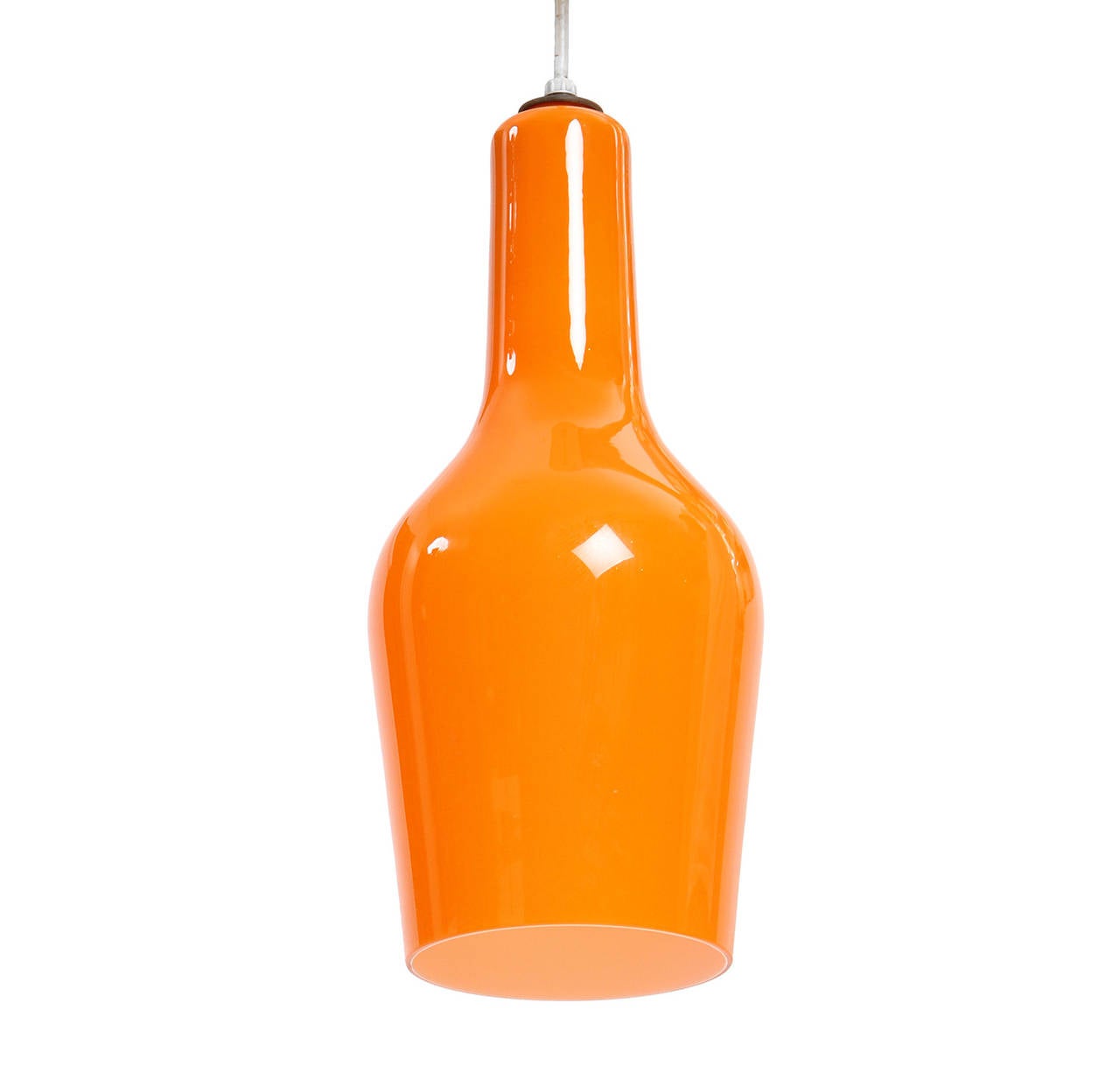 Italian Cased Glass Pendant Lamps