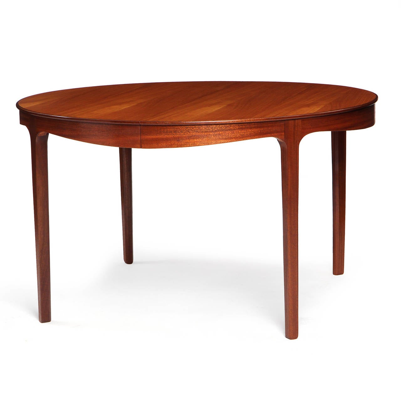 Mahogany Dining Table by Ole Wanscher 1