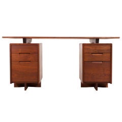 Double Pedestal Desk by George Nakashima