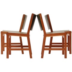 Set di quattro sedie da pranzo in teak di Hans Wegner