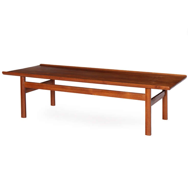 Danish Modern Low Table by Larsen and Madsen In Good Condition In Sagaponack, NY