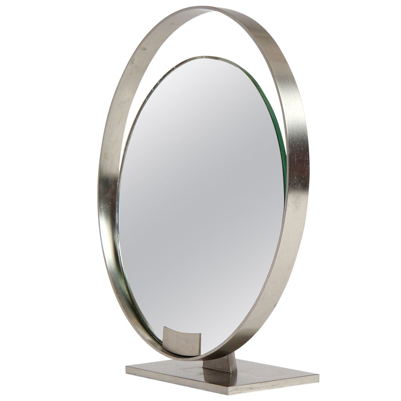 Modernist Steel Table Mirror