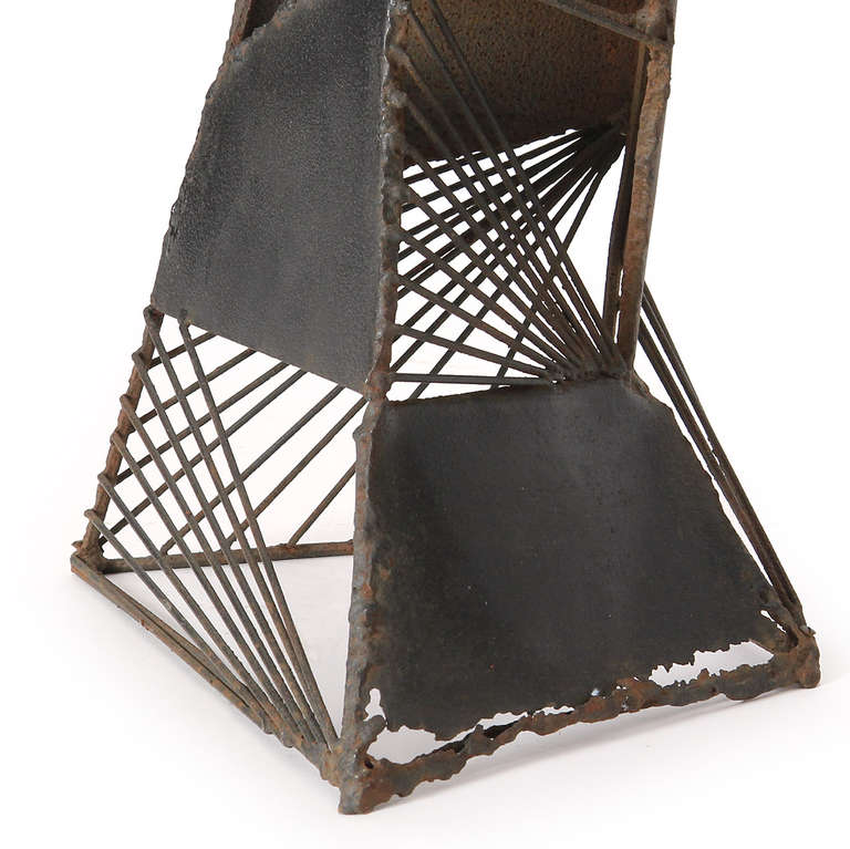 Escultura modernista de acero de EE.UU., años 60 en venta 3