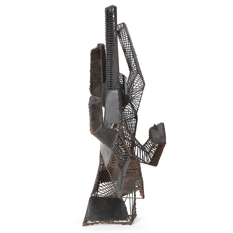 Modernist Steel Sculpture For Sale 1
