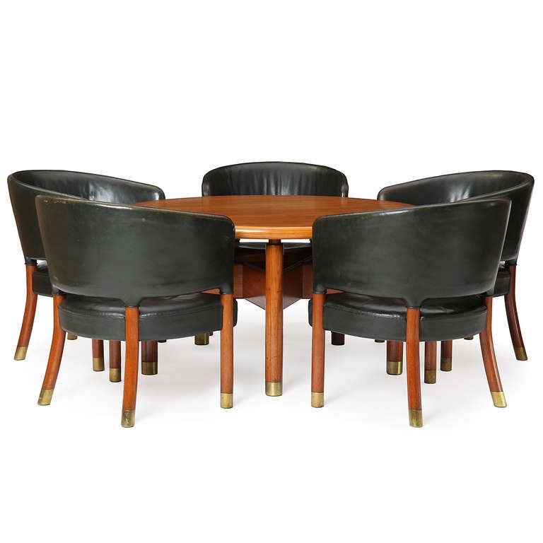 Rare Armchairs by Hvidt and Molgaard 1