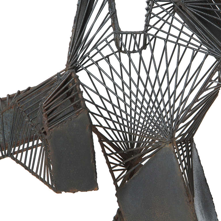 Modernist Steel Sculpture For Sale 3