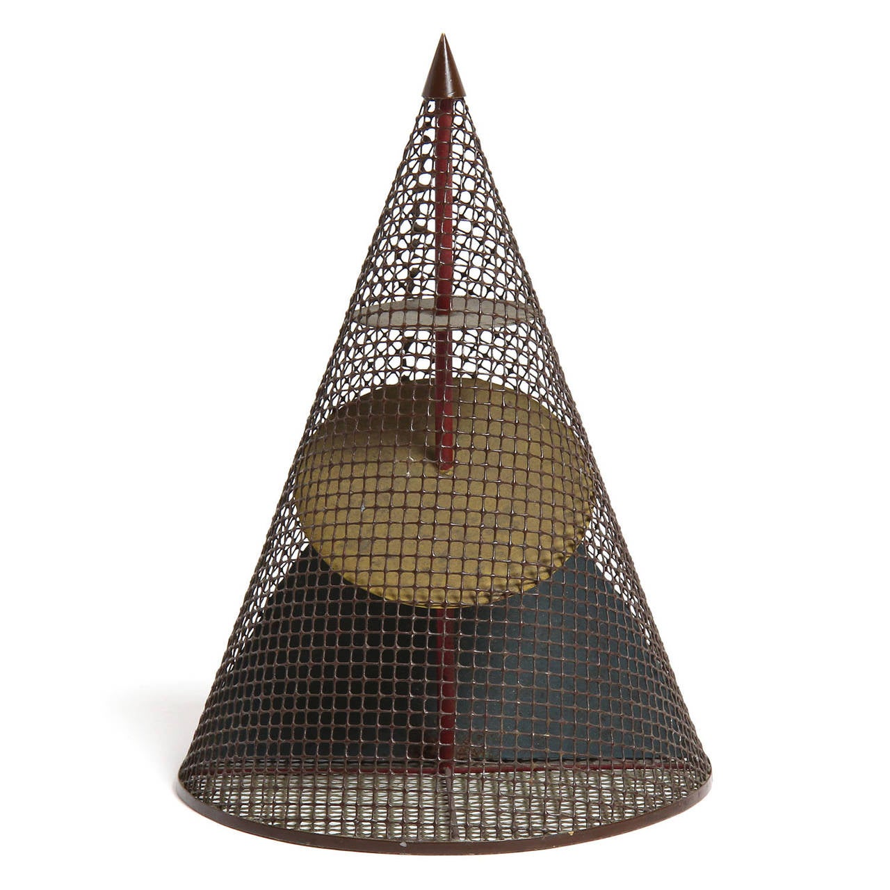 American Conical Metal Sculpture For Sale