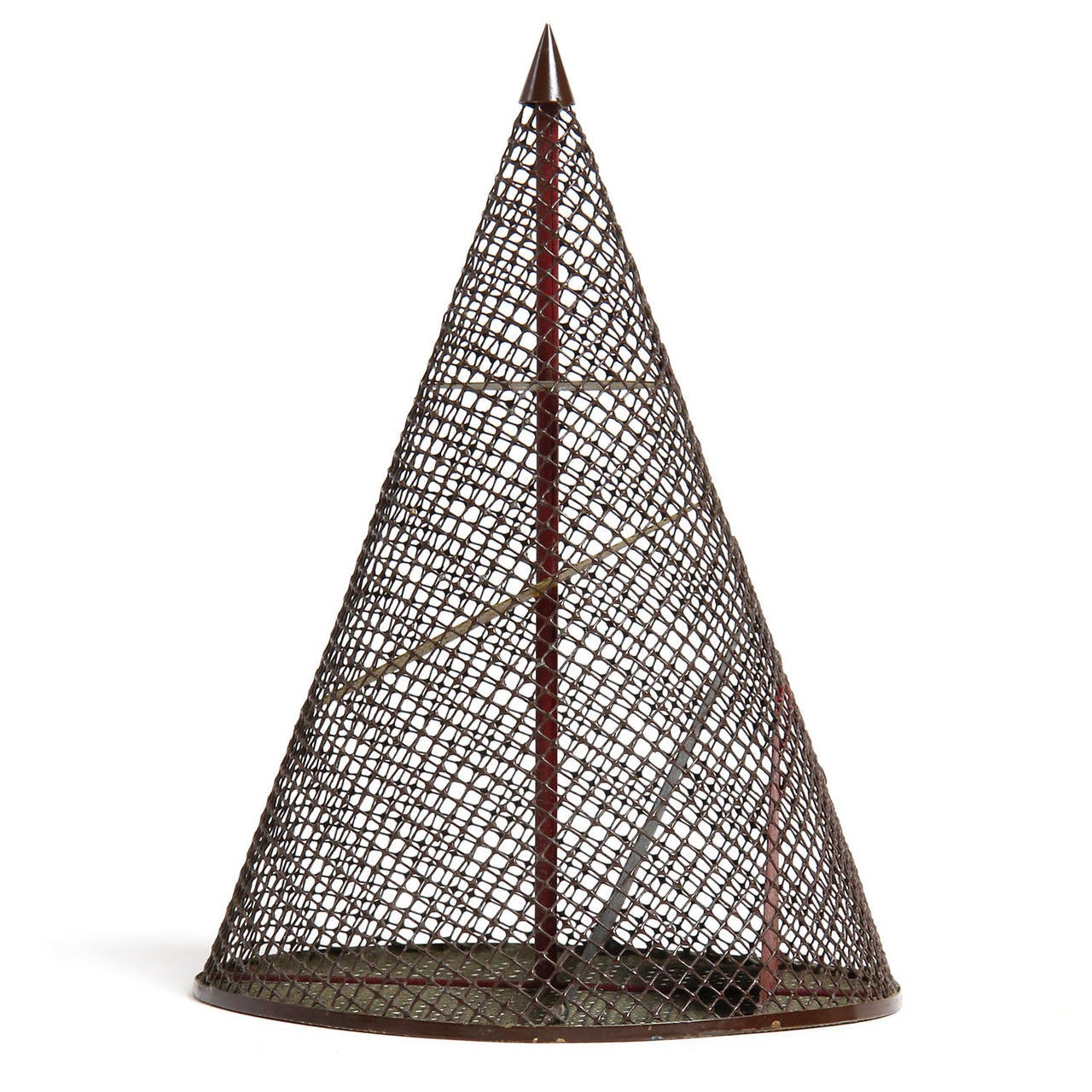 Mid-20th Century Conical Metal Sculpture For Sale