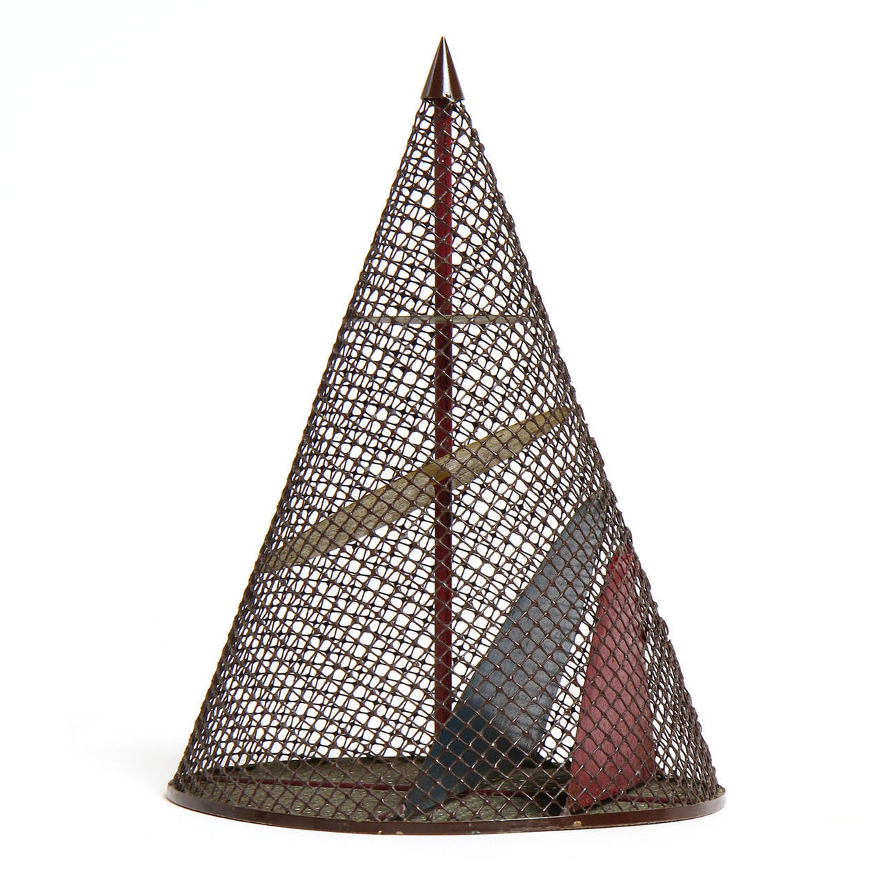 Conical Metal Sculpture In Good Condition For Sale In Sagaponack, NY