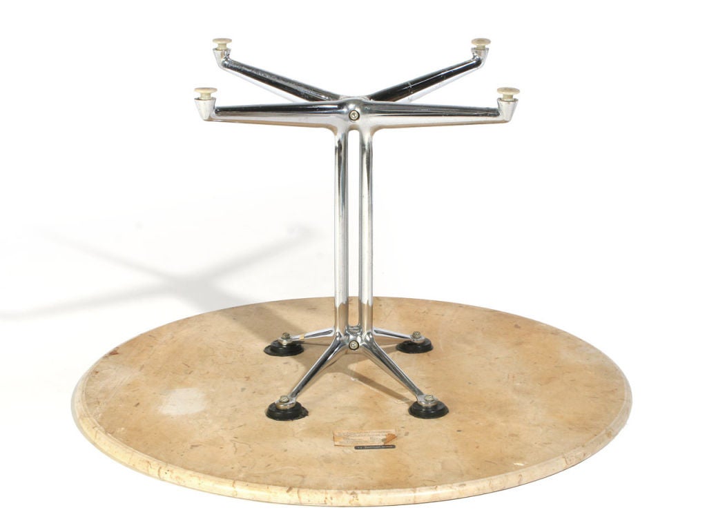 American LaFonda Pedestal Table by Eames For Sale