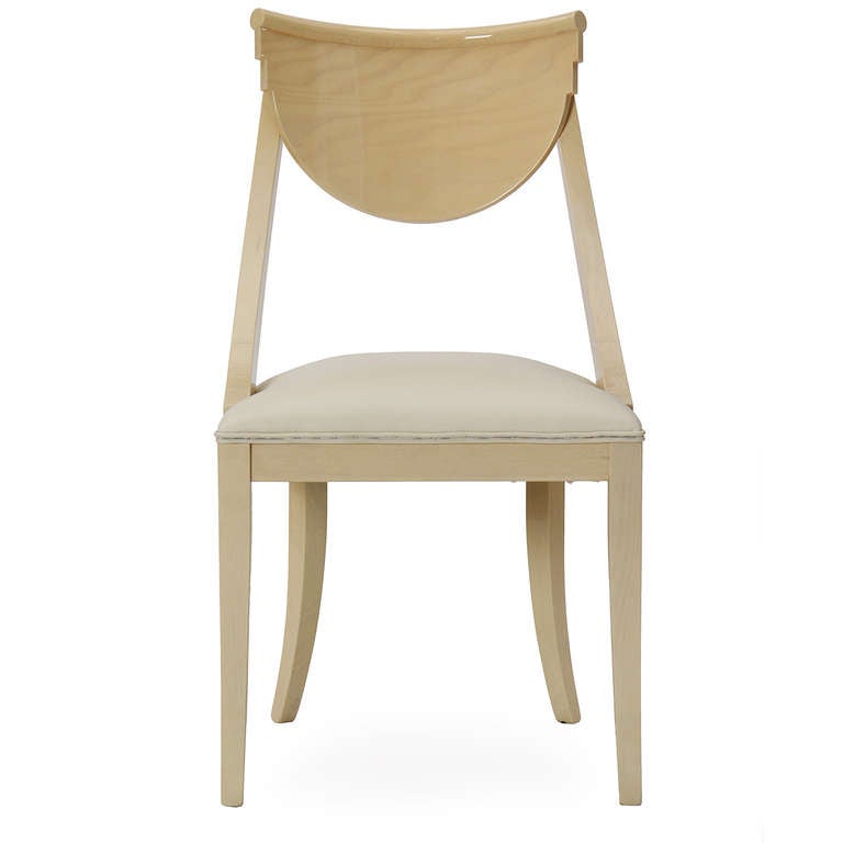 Decorative Light Wood Dining Chairs For Sale at 1stdibs