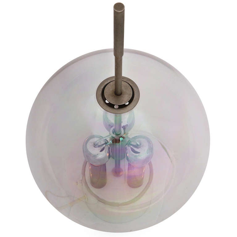 Mid-20th Century Italian Globe Table Lamp For Sale