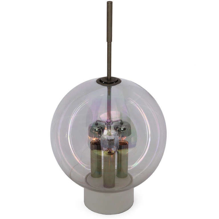 Italian Globe Table Lamp In Good Condition For Sale In Sagaponack, NY