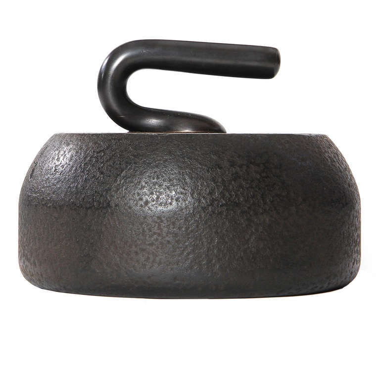 Cast Iron Curling Stone For Sale at 1stdibs