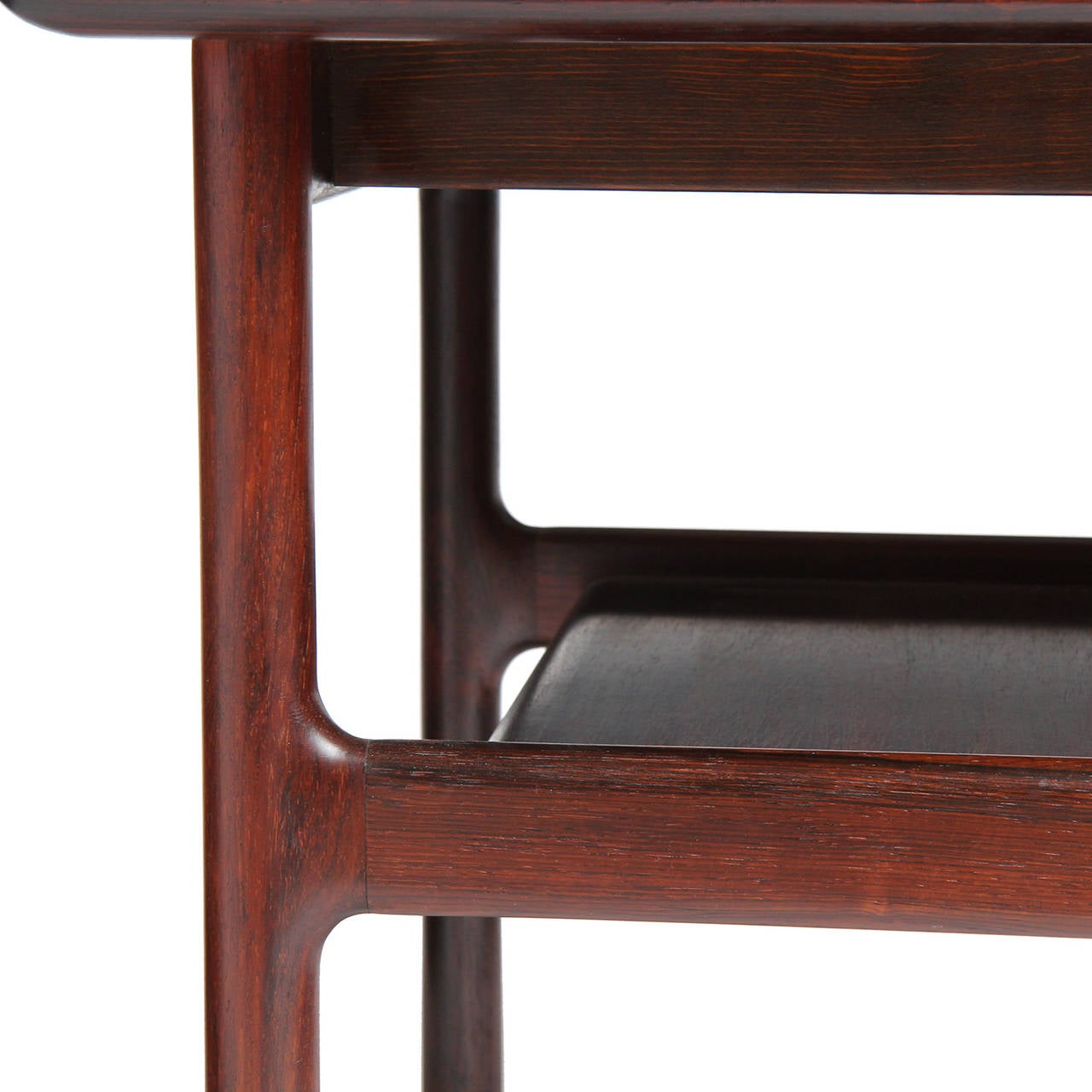 Rosewood End Table from Denmark In Excellent Condition For Sale In Sagaponack, NY