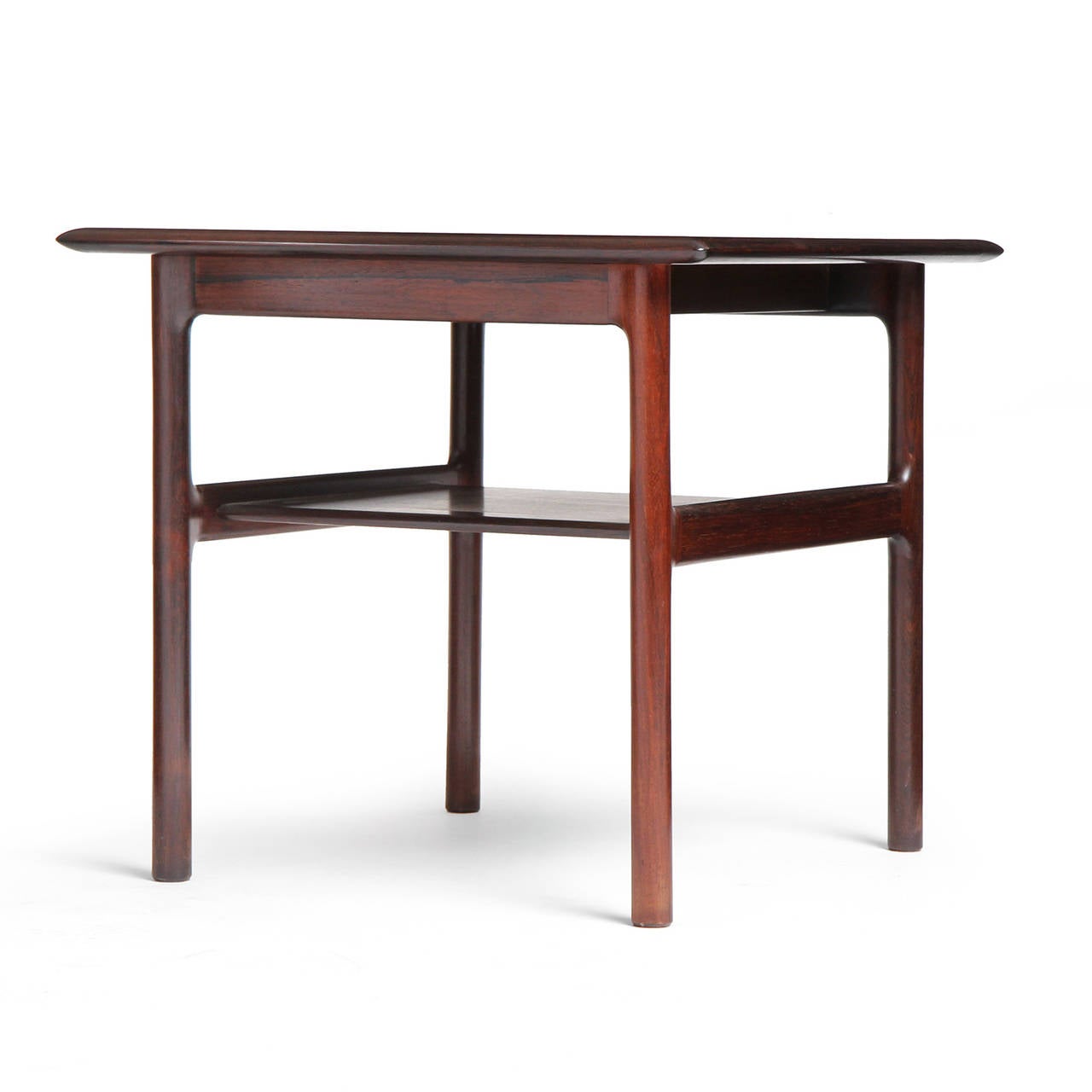 Scandinavian Modern Rosewood Occasional Table For Sale