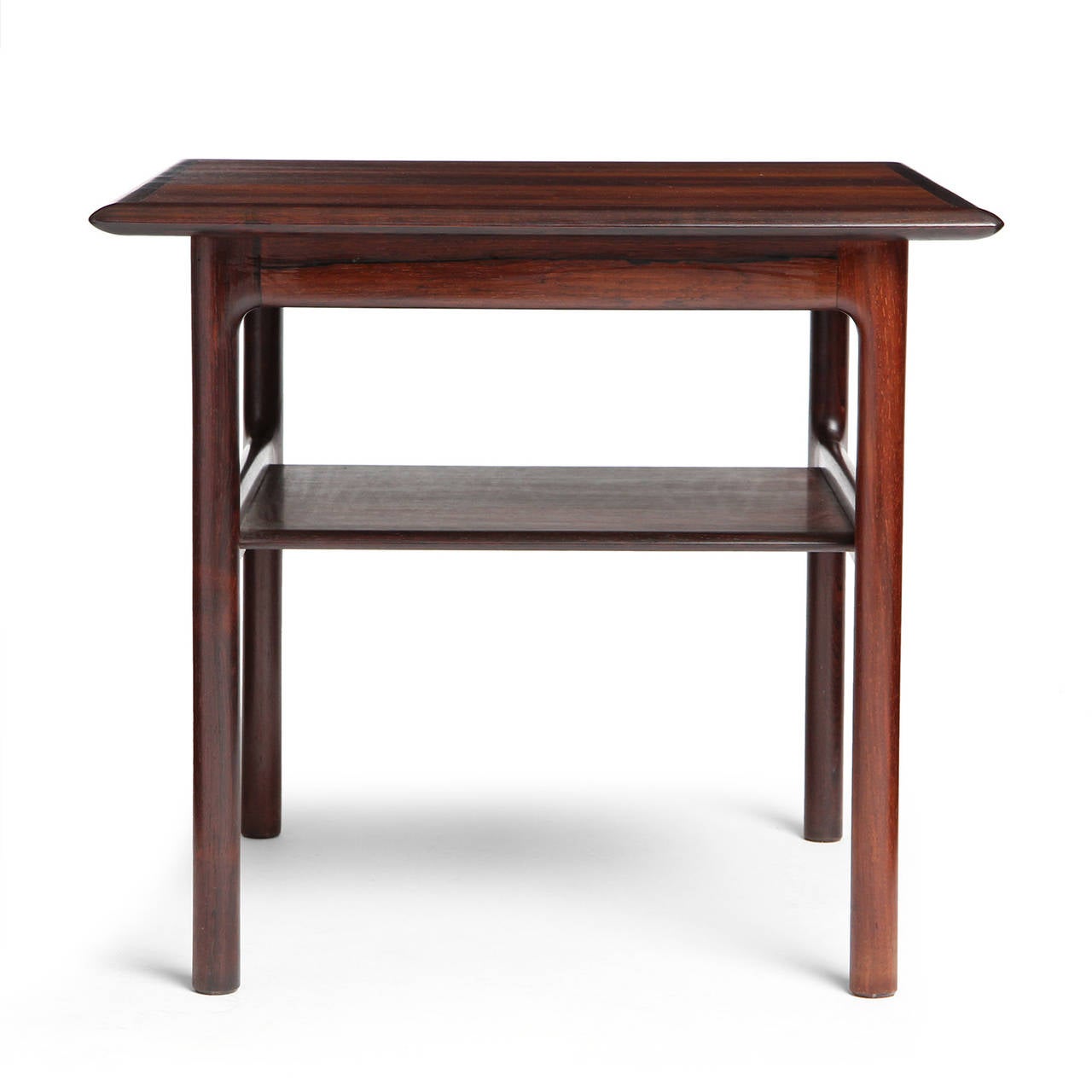 Austrian Rosewood End Table from Denmark For Sale