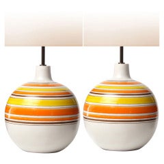 Striated Table Lamps