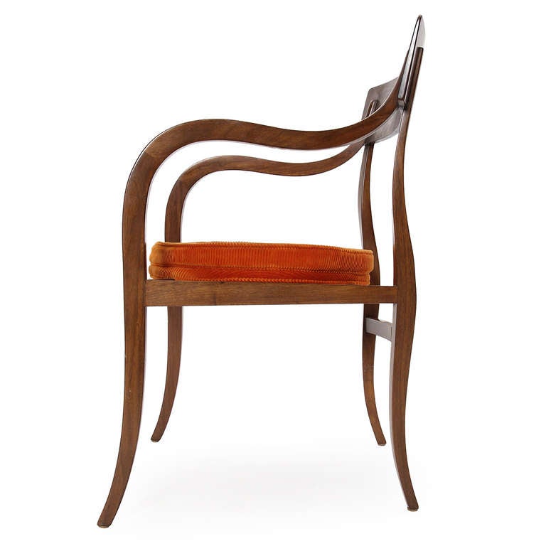 Alexandria Armchair by Edward Wormley In Good Condition In Sagaponack, NY